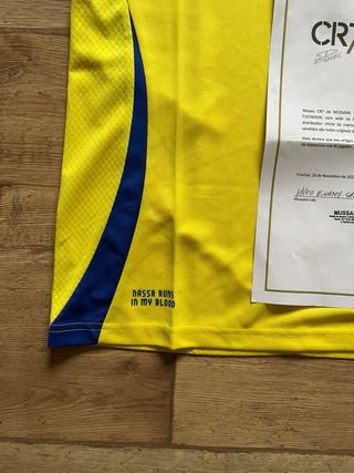 Camisola Al Nassr Cristiano Ronaldo Autografada