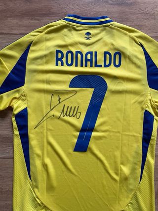 Camisola Al Nassr Cristiano Ronaldo Autografada