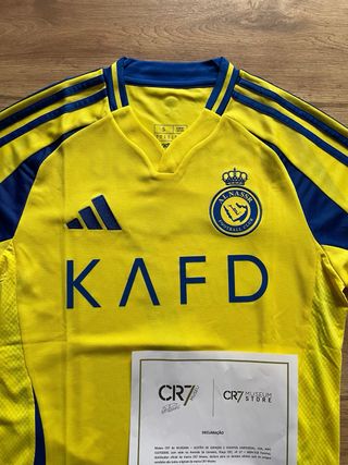 Camisola Al Nassr Cristiano Ronaldo Autografada