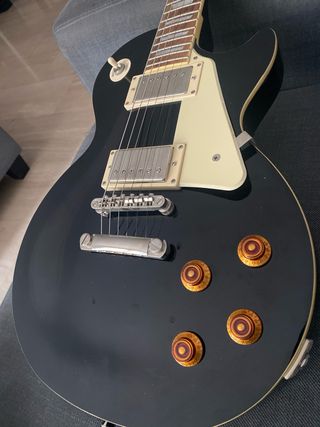 Epiphone Les Paul Guitarra Eléctrica Negra