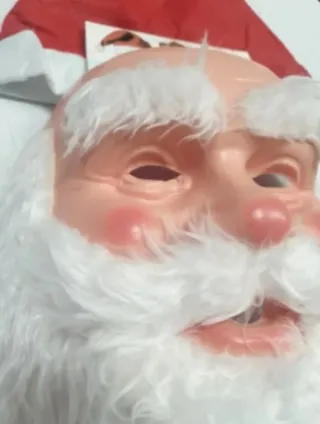 Máscara y Gorro Papa Noel