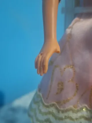 Barbie Rapunzel Princesa Corona Pelo Largo