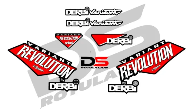 Kit Vinilos Derbi Variant Revolution