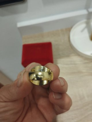 Anillo Sello Dorado