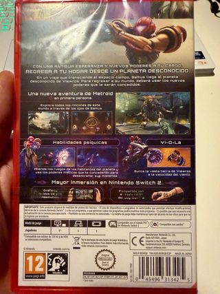 Metroid Prime 4 Nintendo Switch 2 precintado