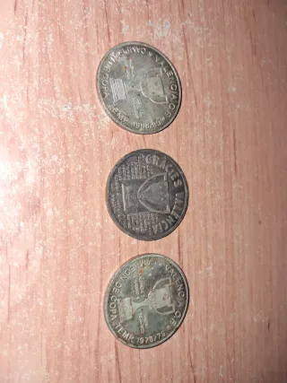 3 Monedas Valencia CF Campeón de Copa
