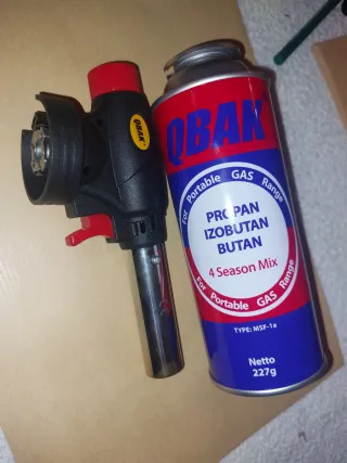 Soplete de gas QBAK con cartucho
