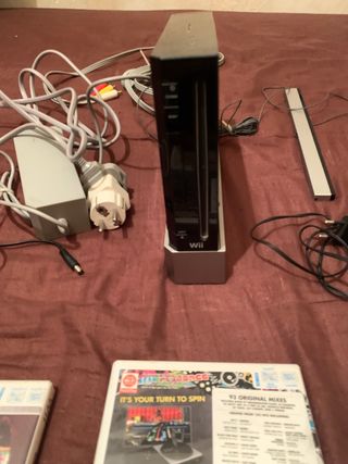 Consola Nintendo Wii Negra + Juegos
