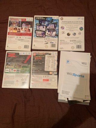 Consola Nintendo Wii Negra + Juegos.
