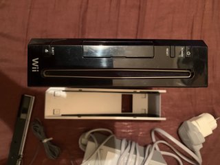 Consola Nintendo Wii Negra + Juegos.