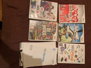 Consola Nintendo Wii Negra + Juegos.