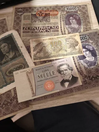 Lotto 21 Banconote Antiche