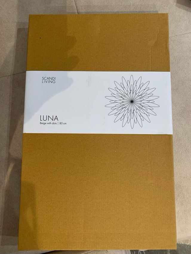 Estrella de Navidad Beige y Dorada