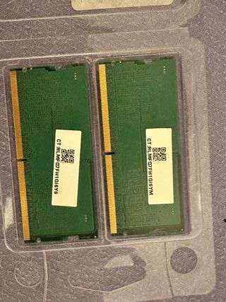 Crucial DDR5-4800 SODIMM 32GB (2x16GB) nuevos
