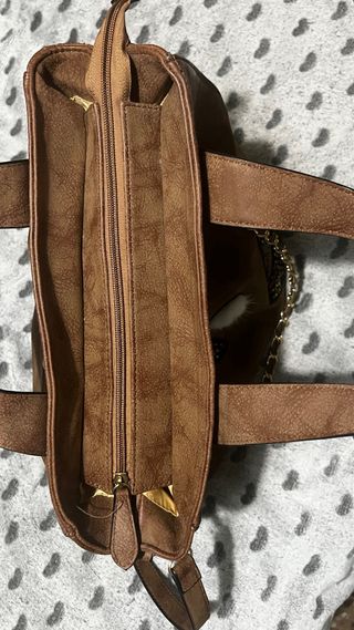 Bolso muy grande marrón con N°5