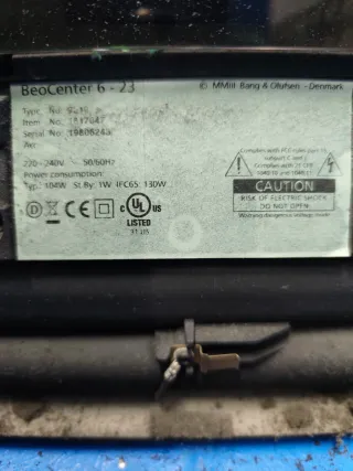 Televisión Bang & Olufsen Negra