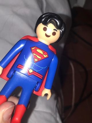 Figuras maxi Playmobil DC Superman e Wonder Woman