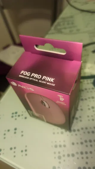 Ratón NGS Fog Pro inalámbrico rosa
