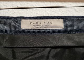 Traje Zara Azul Marino