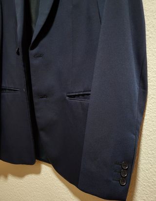 Traje Zara Azul Marino