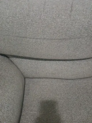 Sofá de 2 plazas gris