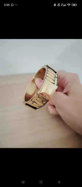 Pulsera artesanal latón diseño único