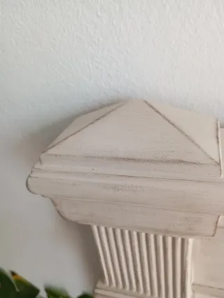 Cabecero antiguo vintage madera maciza