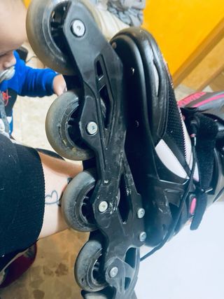 Patines en línea TUUANA negros y blancos