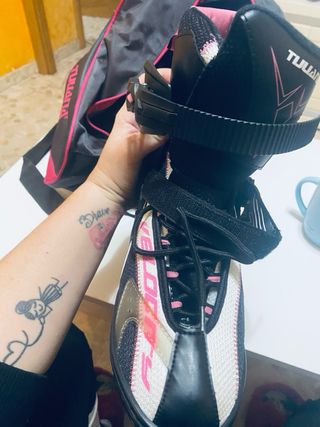 Patines en línea TUUANA negros y blancos