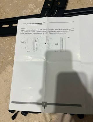 Soporte fijo pared TV 42" a 70"