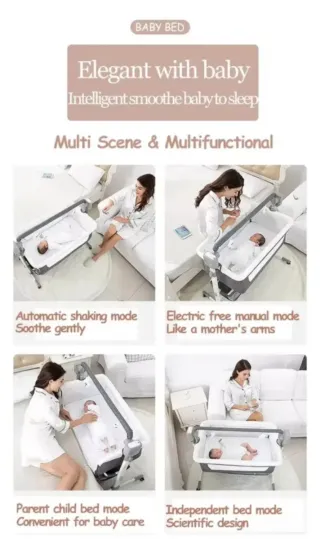 Cuna eléctrica para bebé