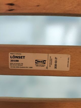 Somier LÖNSET 160x200 cm IKEA