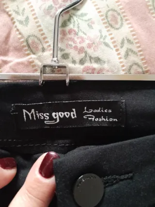 Pantaloni eleganti neri usati poco