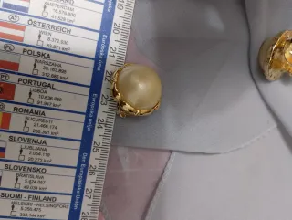 Orecchini vintage perla e oro