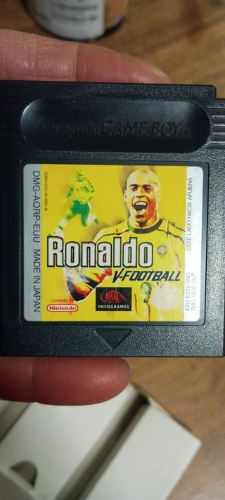 Ronaldo V-Football Game Boy Color – COMPLETO (CIB)