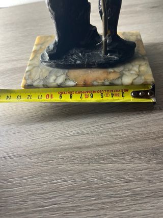 Scultura bronzo pescatore Mario Bandini