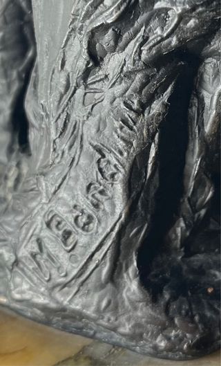 Scultura bronzo pescatore Mario Bandini