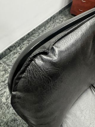 Silla de oficina giratoria de piel