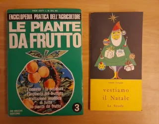 2 Libri Vintage Anni '70 Agricoltura Natale