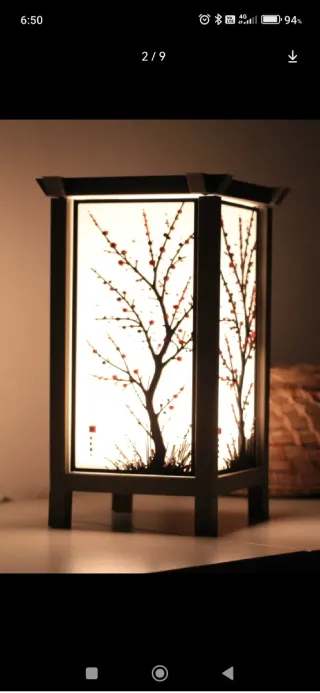 Lampada Shoji  LED Dimensioni circa 20cm