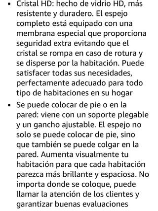 EN CAJA. Espejo de cuerpo dorado