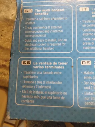 Teléfono Inalámbrico Alcatel Duo