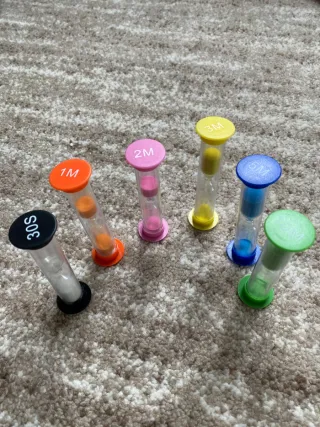 Set 6 clessidre Montessori