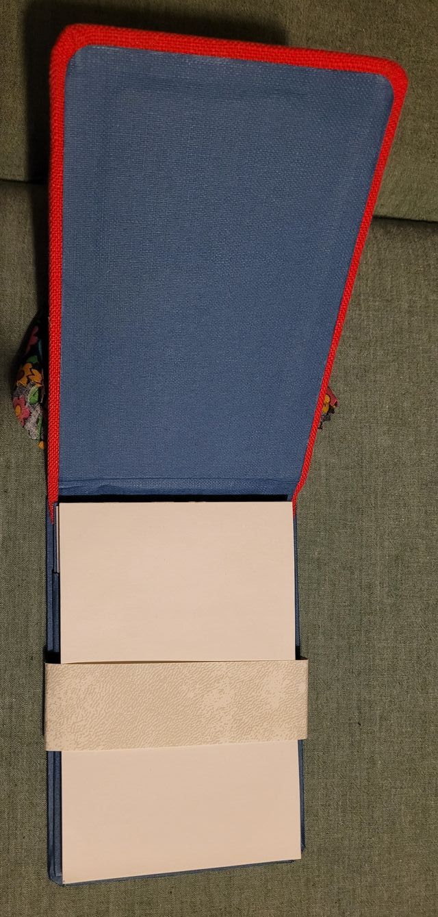 Porta block notes con matita