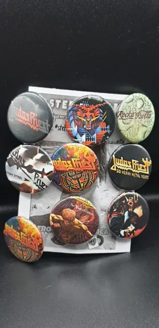 Chapas Judas Priest cada una a 1euro
