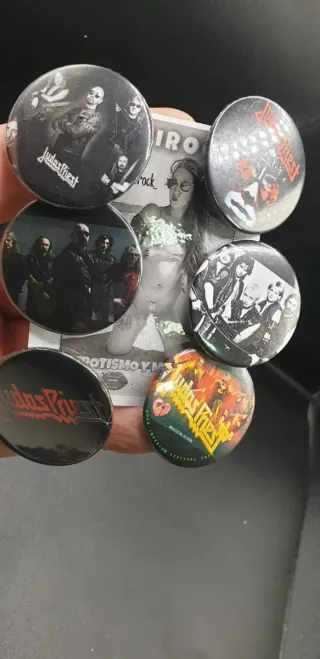 Chapas Judas Priest cada una a 1euro