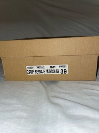 Botines de piel marrón con plataforma 39