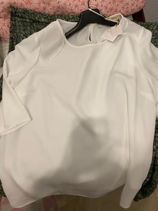 Blusa blanca talla XXL