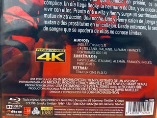 Henry: Retrato de un asesino (Master 4K)