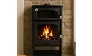 Estufa de leña nueva a estrenar Aston ESL619006GRA